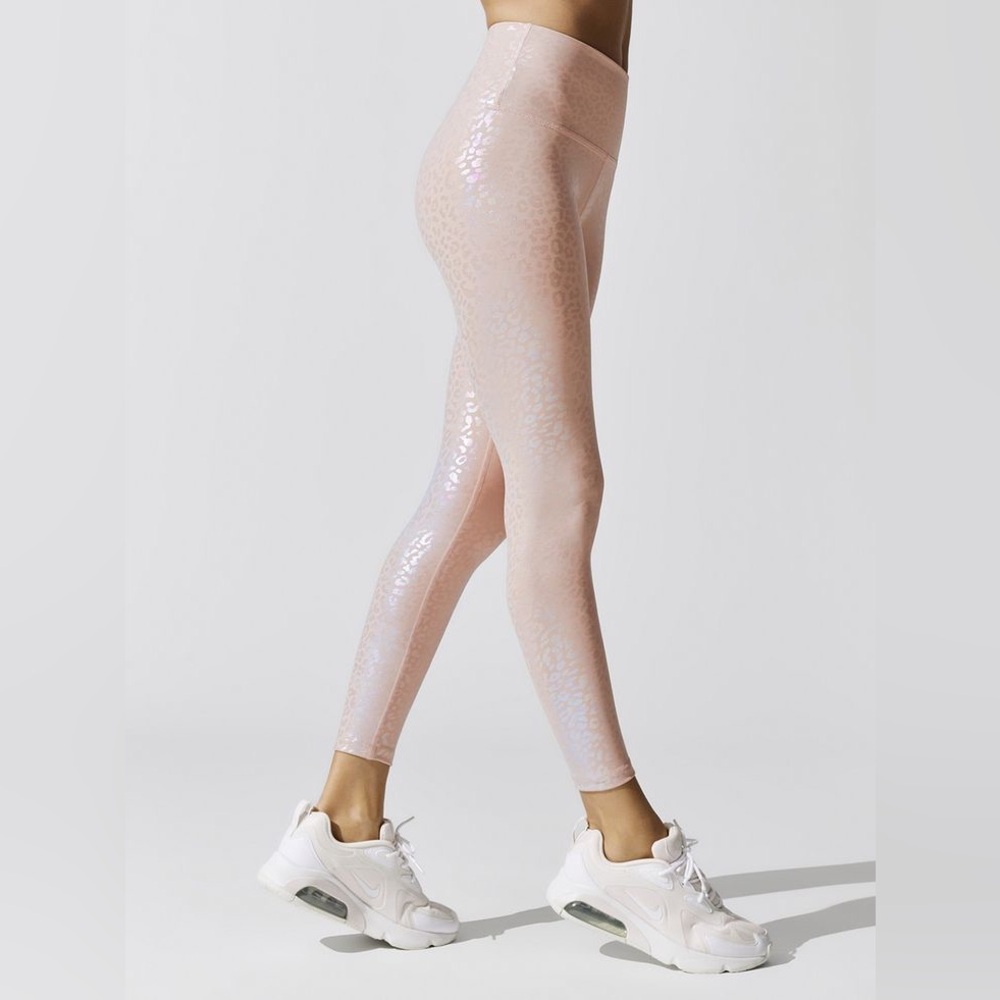 ZYIA Active Animal Print Iridescent Leggings